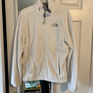 WHITE TEDDY NORTH FACE